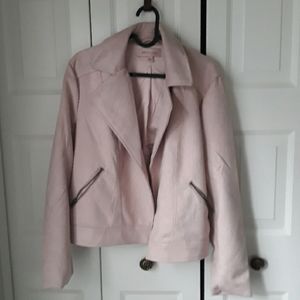 Pink suede Jacket